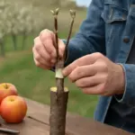 Cos’è l’innesto a spacco? Permette di unire varietà diverse e aumentare la produttività del frutteto