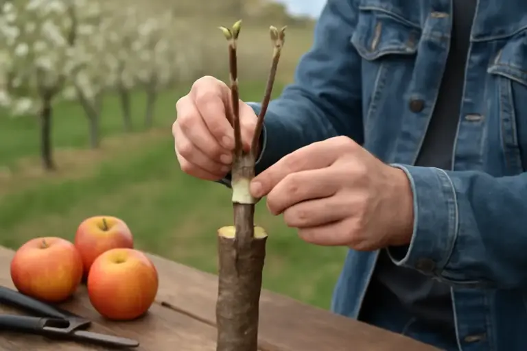 Cos’è l’innesto a spacco? Permette di unire varietà diverse e aumentare la produttività del frutteto
