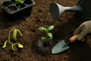 Perché le piantine muoiono dopo il trapianto? Il metodo per aiutarle a ricrescere forti