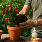 Coltivare peperoncini in vaso: il trucco per avere piante robuste e frutti piccanti