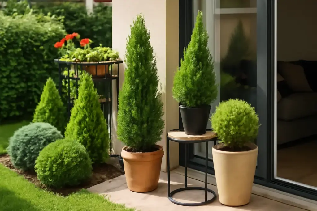 Conifere ornamentali per piccoli spazi: valorizza giardini e balconi con varietà compatte