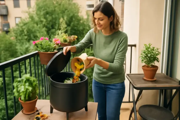Compostaggio domestico per balconi: le soluzioni compatte che trasformano scarti in nutrimento