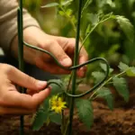 Ferretto tutor flessibile: il piccolo attrezzo che protegge senza stressare gli steli delicati
